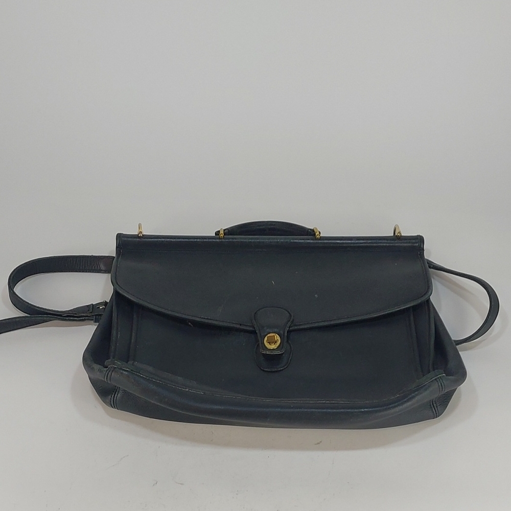 Coach Black Tote with Minimalist Design and Adjustable Strap
